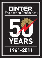 Dinter 50th logo
